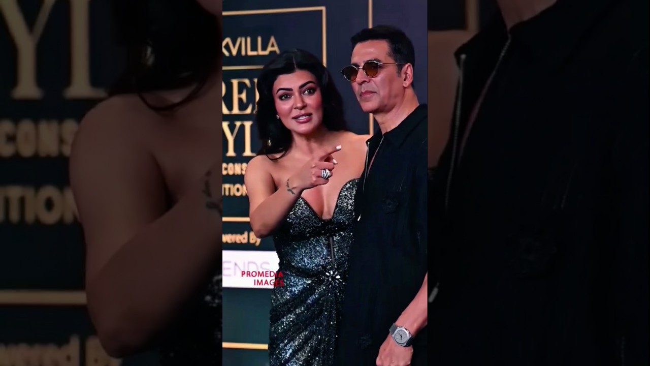 Akshay Kumar and Sushmita Sen hogged each other's hearts at an awards show, Twinkle Khanna shocked,,