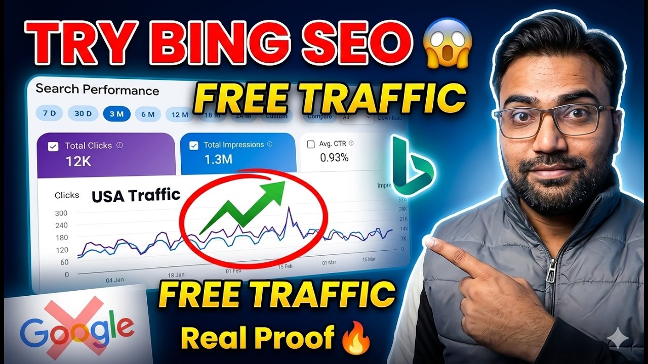 Try Bing SEO 2026 (Free Traffic Method) | I Got USA Traffic Using Bing SEO