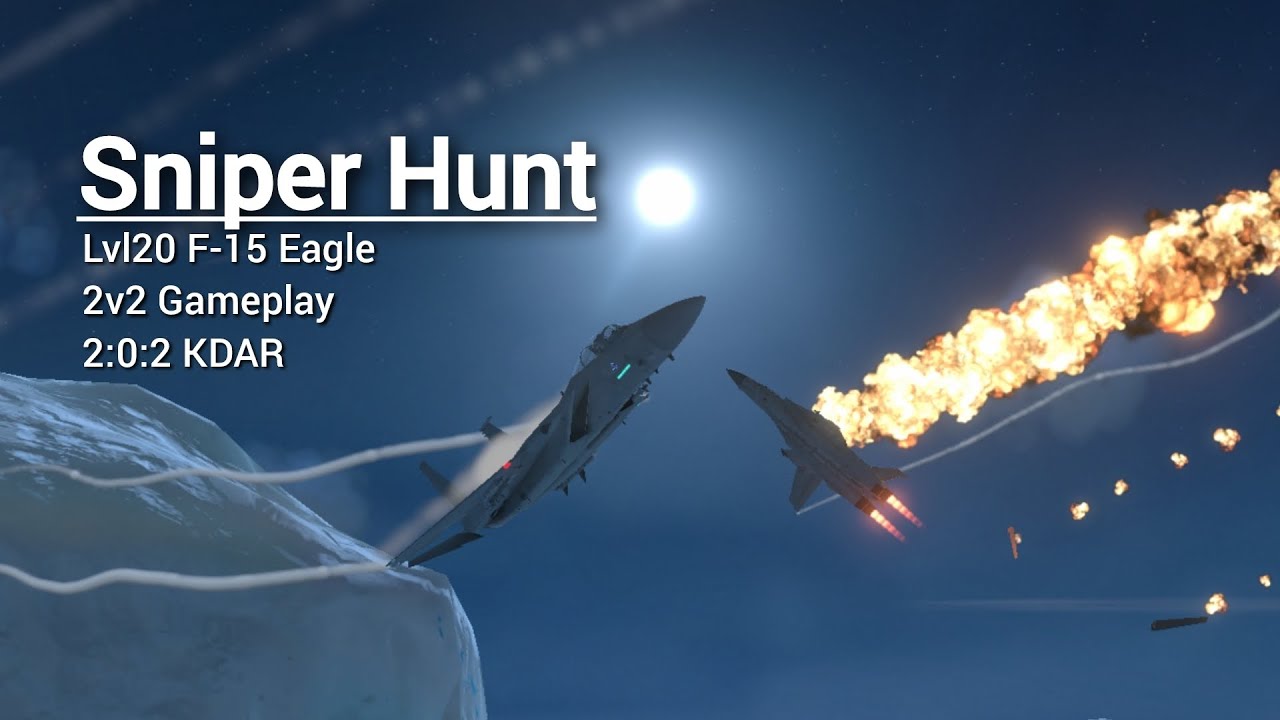 Metalstorm: Sniper Hunt - Lvl20 F-15 Eagle 2v2 Gameplay - 2:0:2 KDA Ratio