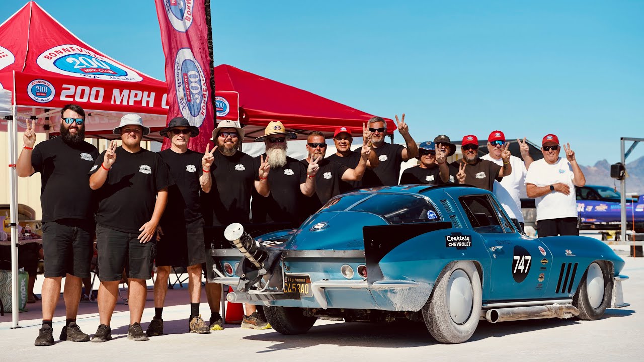 Wayne Yurtin Bonneville Salt Flats 2024 Landspeed Record B/MGT (236.278 mph)
