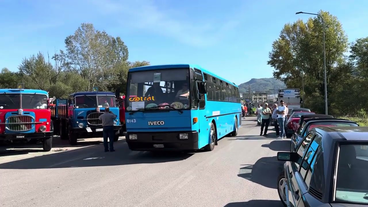 Transito di IVECO 370 di COTRAL matricola 8143