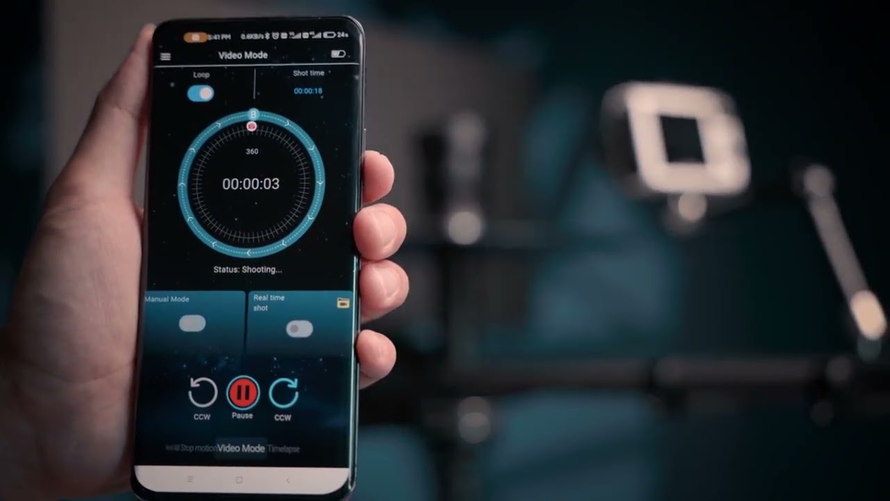 Konova wireless rotating spinning platform for product shot