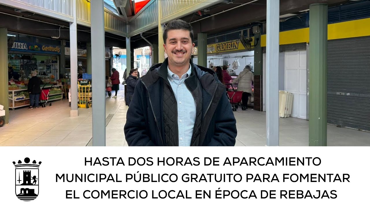 Hasta dos horas de aparcamiento municipal público gratuito para fomentar el comercio local