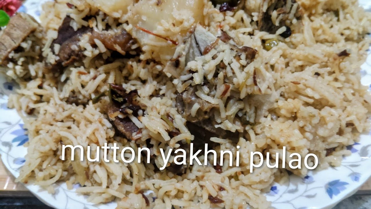 Eid special mutton yakhni pulao test shandar lajawab hai banana aasan hai#mutton yakhni pulao