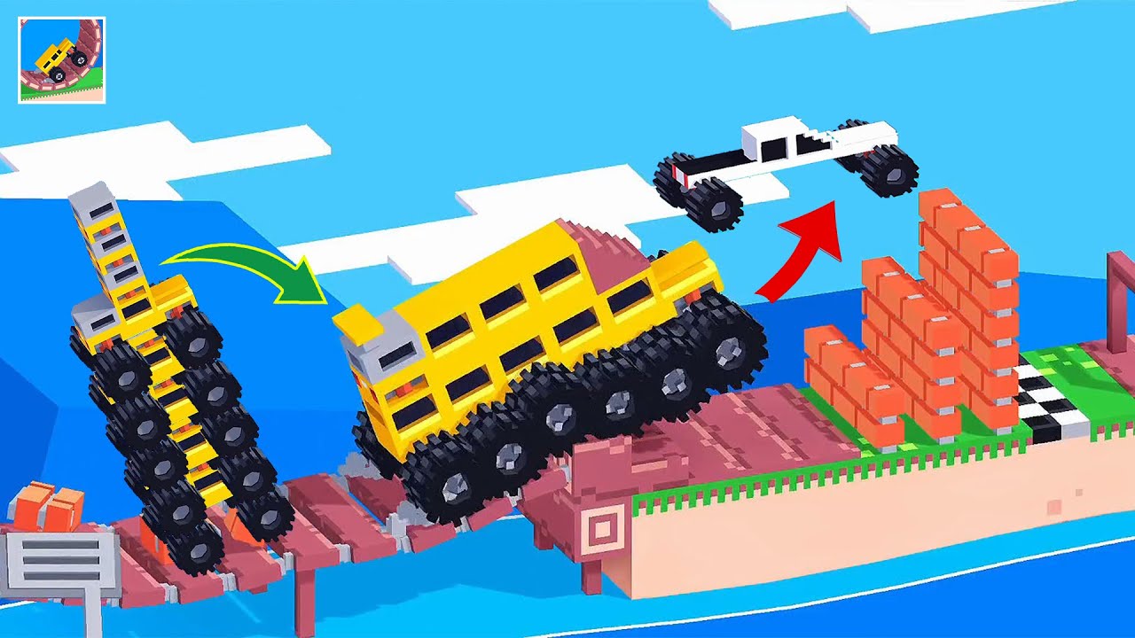 Fancade-New Update Drive Mad. All New Levels Gameplay Walkthrough,Android, Enjoy Fancade EP-No1