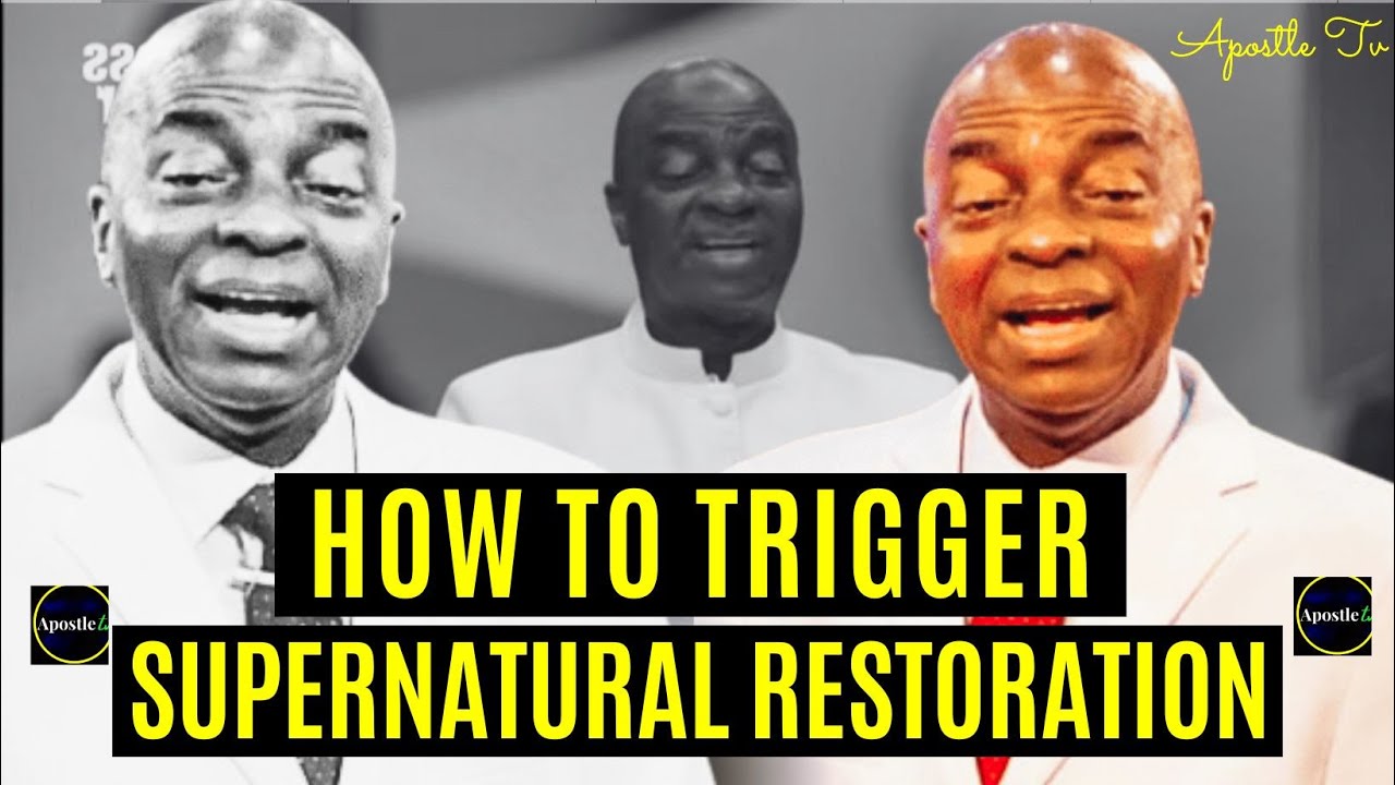 Bishop David Oyedepo - HOW TO TRIGGER SUPERNATURAL RESTORATION