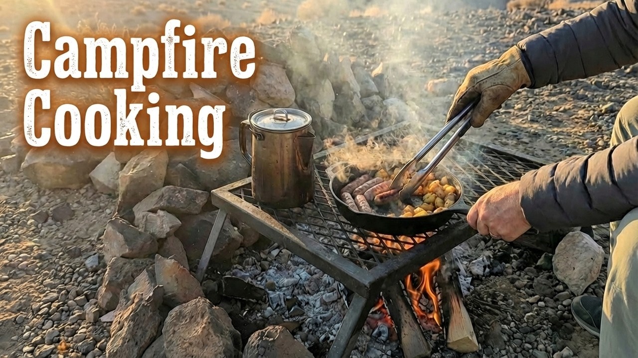 Camp Cooking - Cast Iron Breakfast Cooking