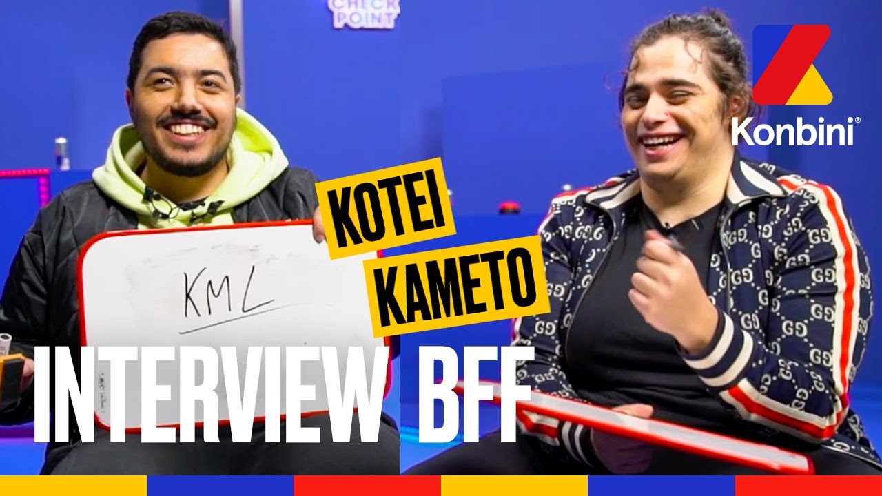 Kotei & Kameto testent leur amitié dans l'Interview BFF l Konbini Techno