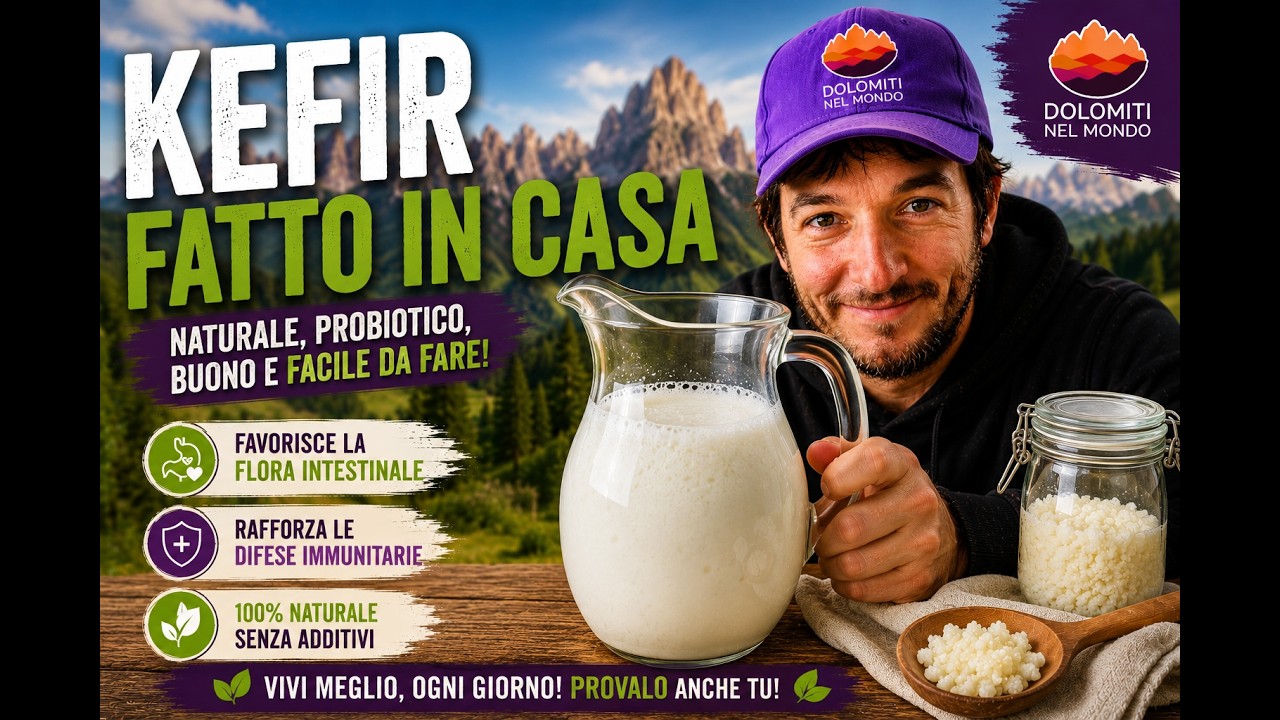 Corso di #Gelato - Kefir di latte - Il latte fermentato fatto in casa con Sandro