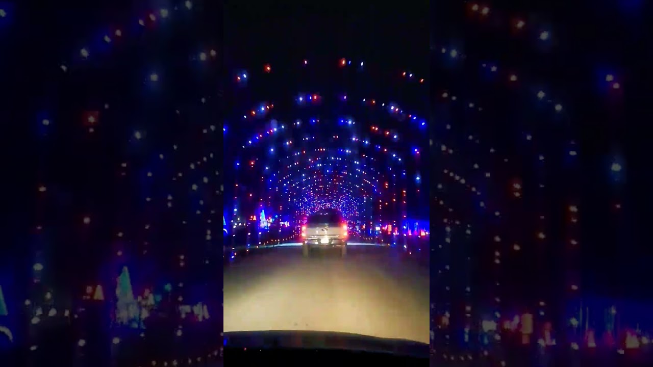Drive thru Christmas Lights! 🎄 #shorts