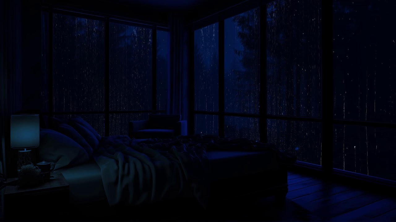 Heilende Regenatmosphäre – Verabschieden Sie sich von Stress und Schlaflosigkeit 💤🌧️