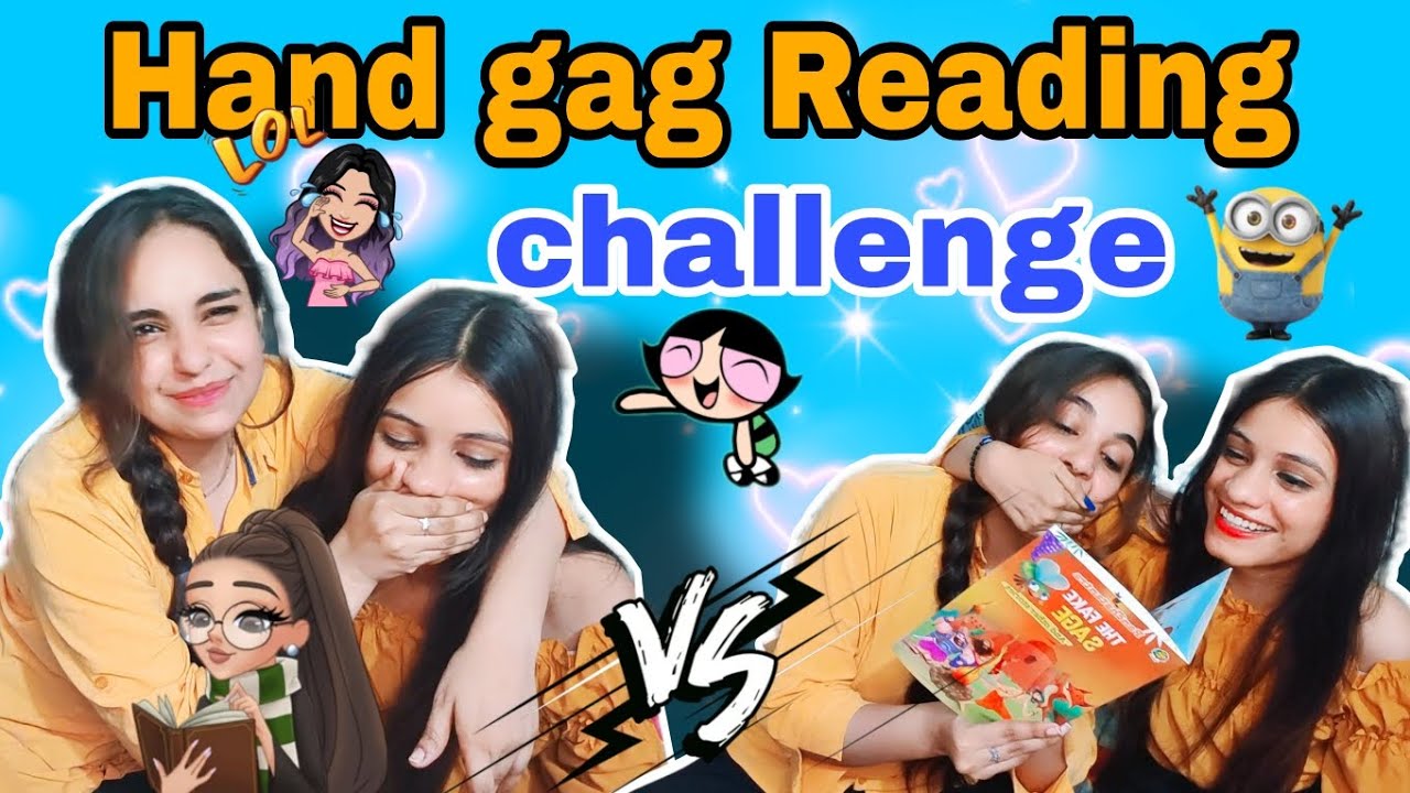 Hand gag Reading challenge videos #tanwarsister #viralvideo#challenge#trending#viral challenge#hand