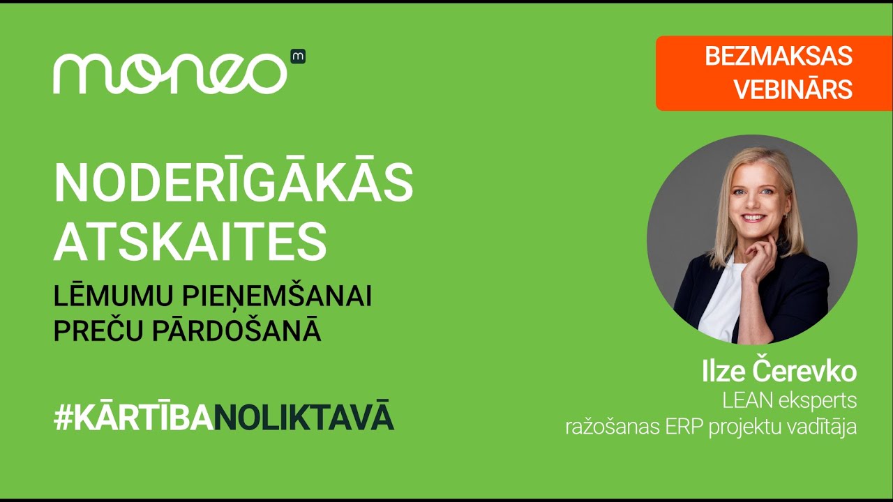 Noderīgākās atskaitēs preču uzskaitē