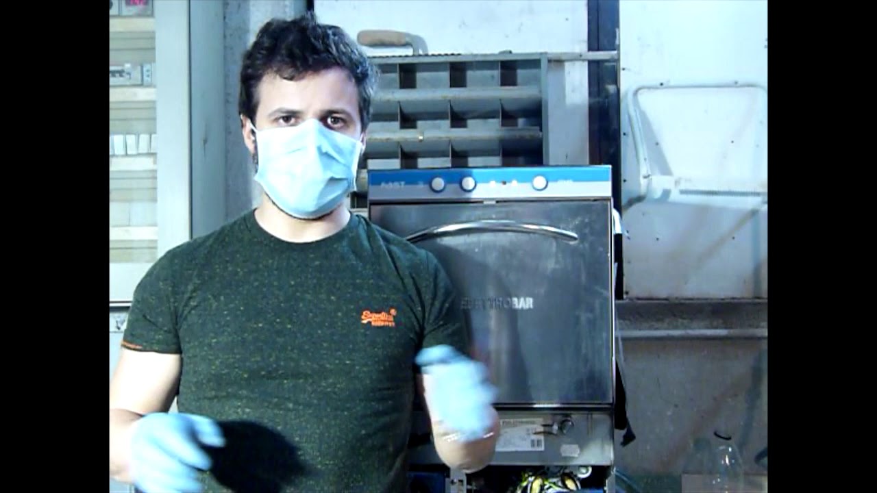 Pulizia e riparazione lavabicchieri professionale TUTORIAL