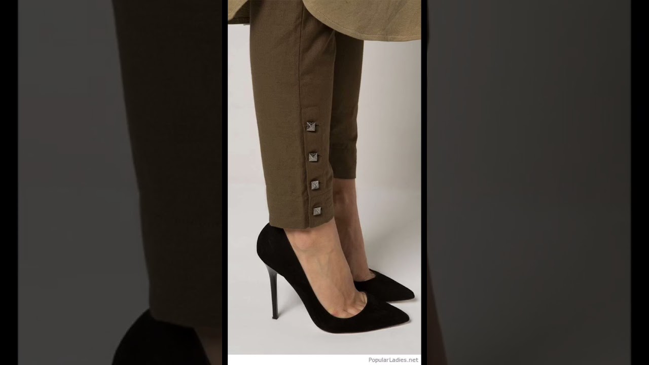 Trousers pants with buttons