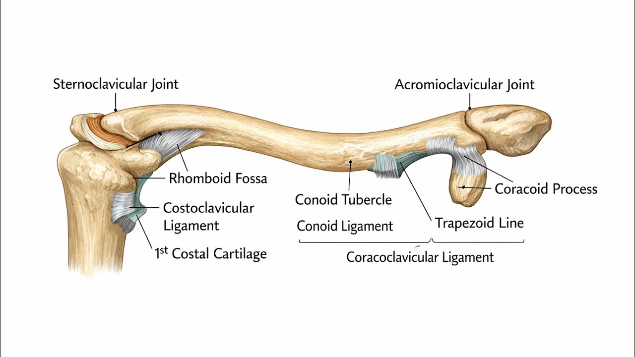 المحاضرة 6 تشريح عملي clavicle 