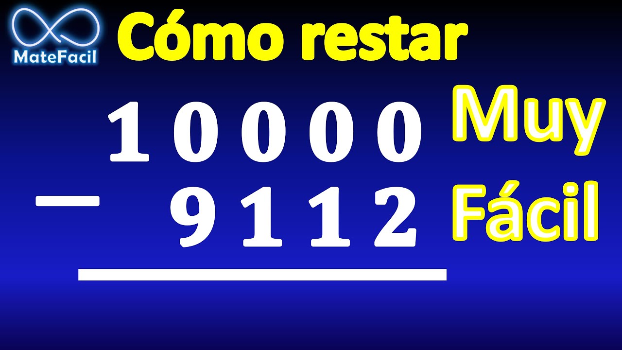 3. Cómo restar llevando prestado (explicación paso a paso) EJERCICIO RESUELTO