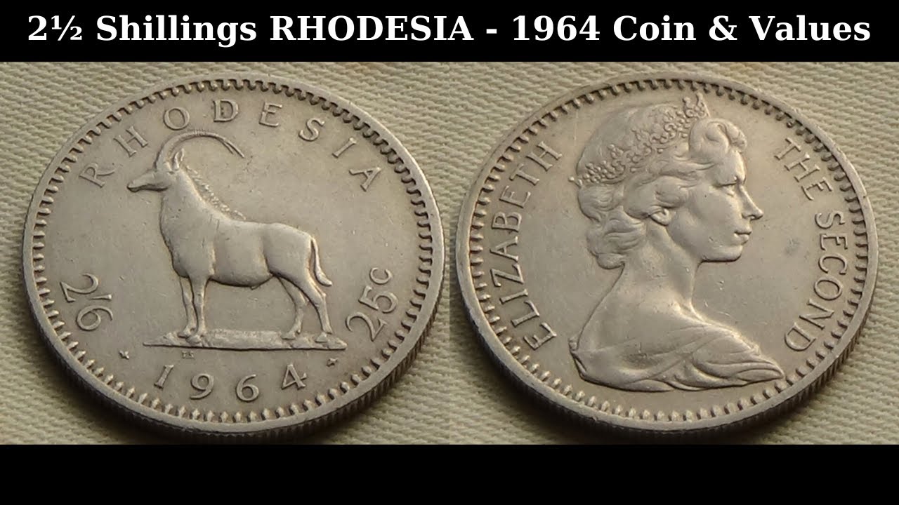 2&frac12; Shillings RHODESIA - 1964 Coin & Values