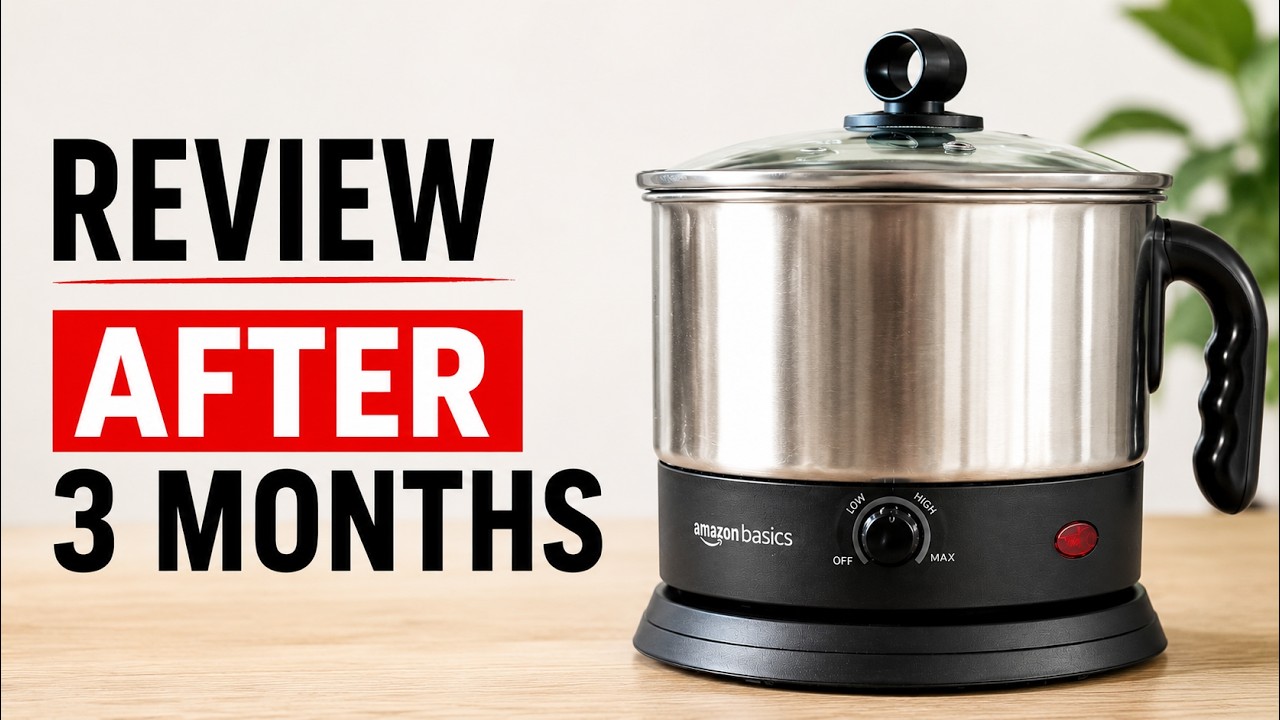 After 3 months | Amazon Basics Electric Multipurpose Kettle (1.2 Litres) | ADITYA YADAV ICON