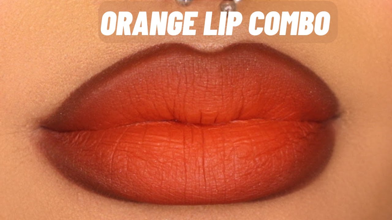 HOW TO DO: ORANGE LIPSTICK COMBO