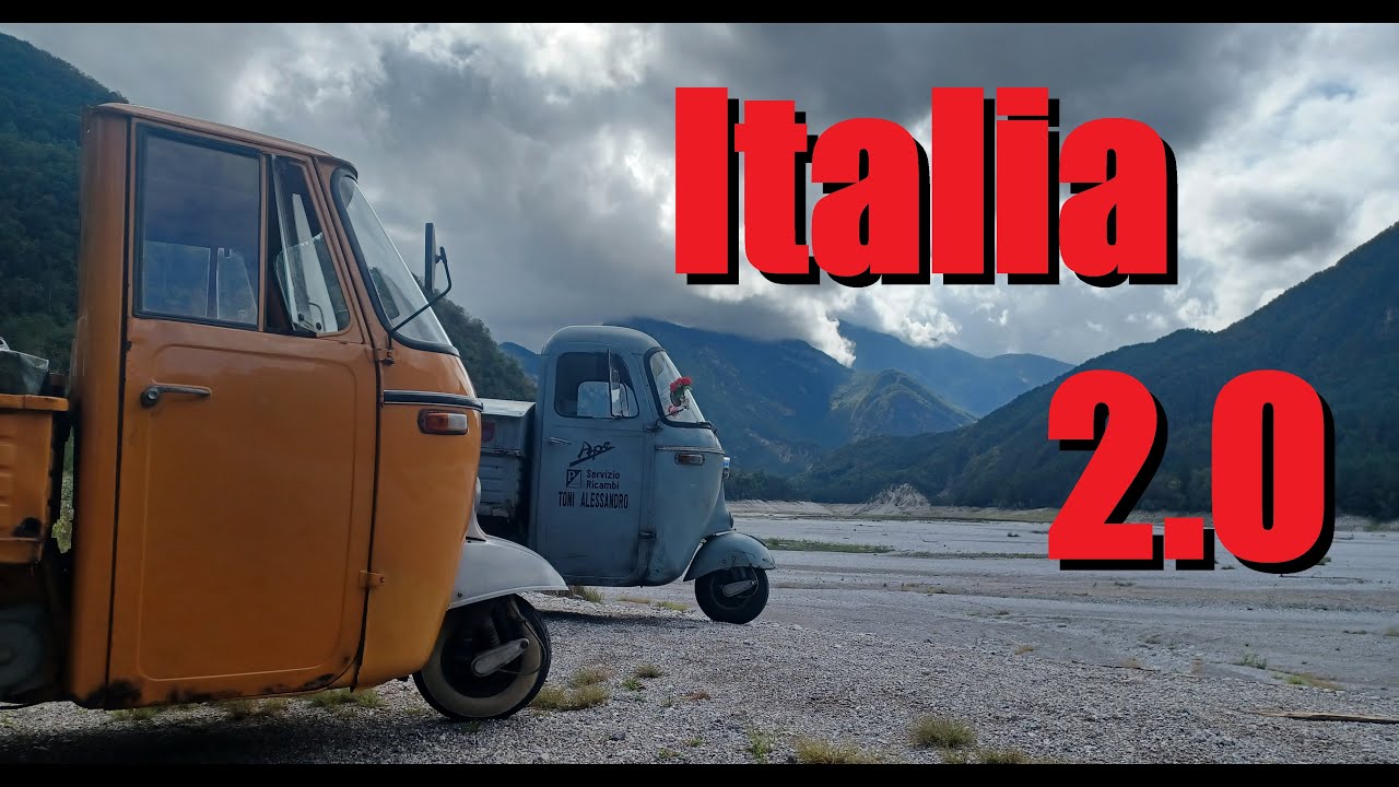 Mit einer Piaggio Ape über die Alpen - Die Apeschrauber