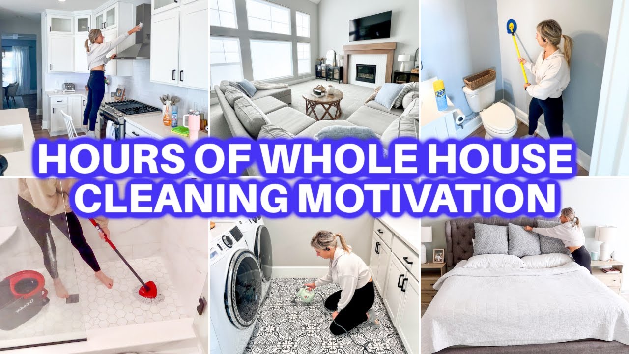 HOURS OF WHOLE HOUSE DEEP CLEANING | CLEAN WITH ME | CLEANING MOTIVATION |  JAMIE’S JOURNEY