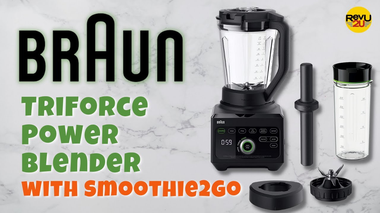Сегодняшний обзор: блендер Braun TriForce Power с функцией Smoothie2Go!