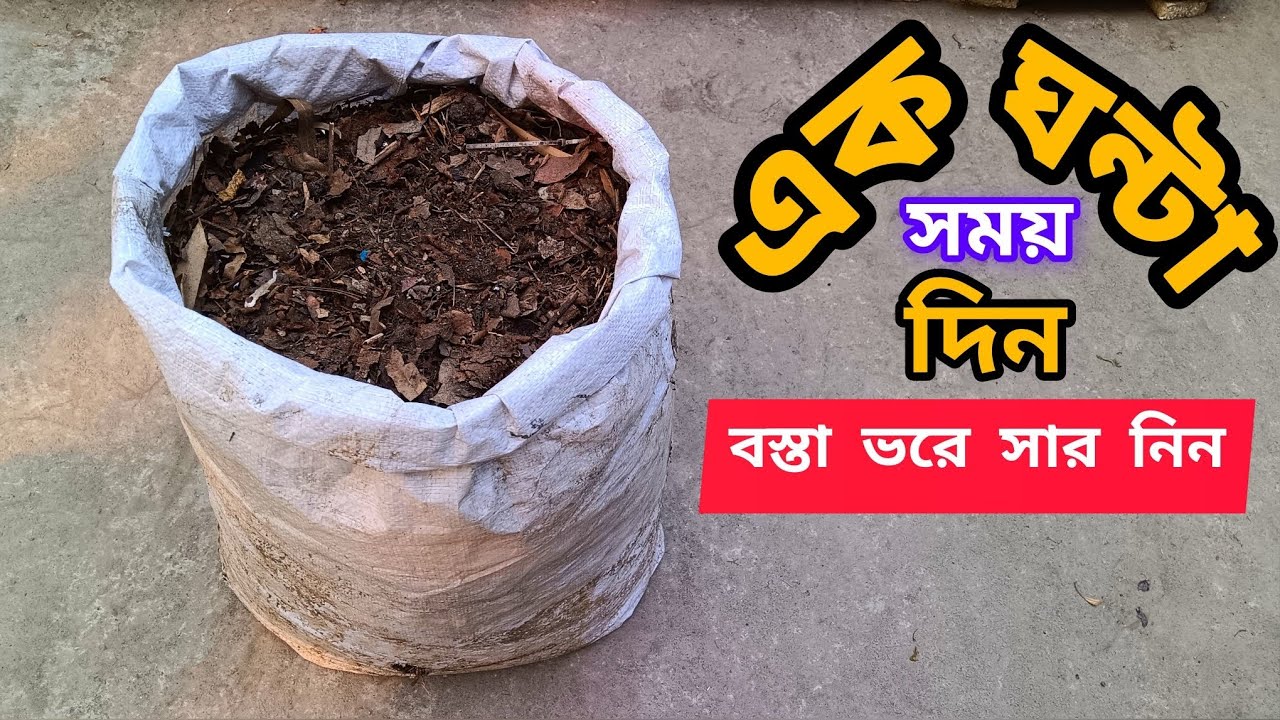 খুব কম সময়ে অসাধারণ জৈব সারের সেরা উৎস । Source Of Organic Fertilizer !