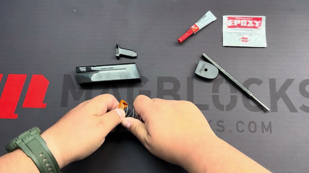 Sig P365 XMacro 10 and 15 Round Limiter Installation by MagazineBlocks.com