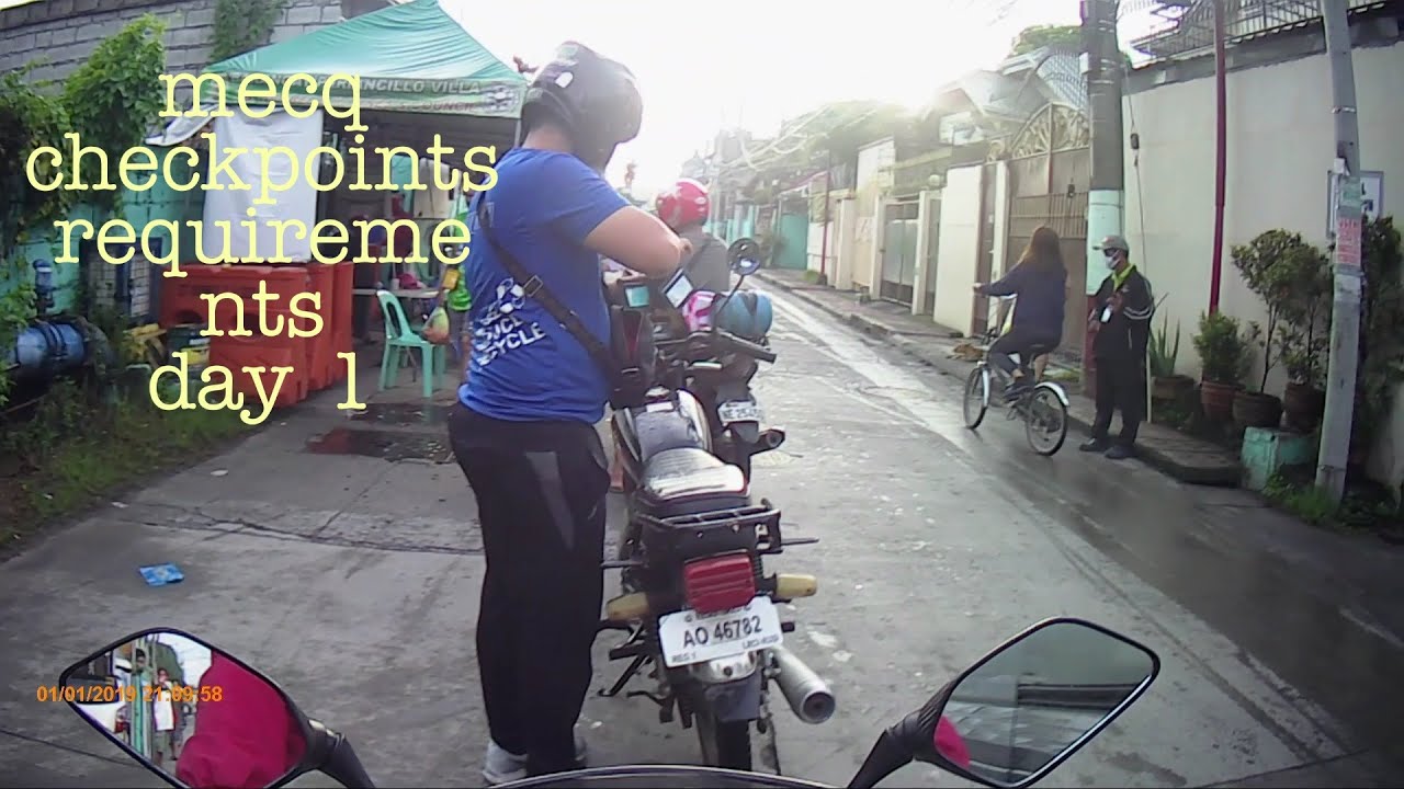 mecq checkpoints day 1