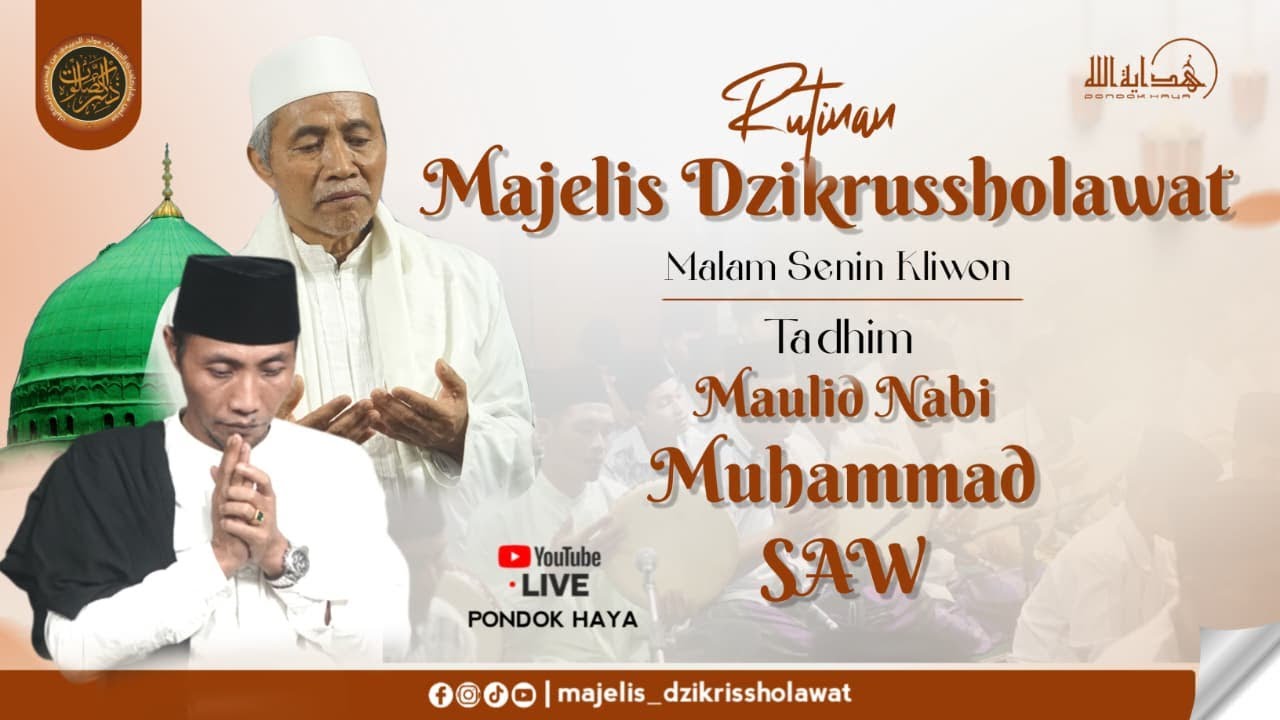 🔴LIVE RUTINAN MAJELIS DZIKRUSSHOLAWAT SENIN KLIWON KE - 53 | PONDOK PESANTREN HIDAYATULLOH
