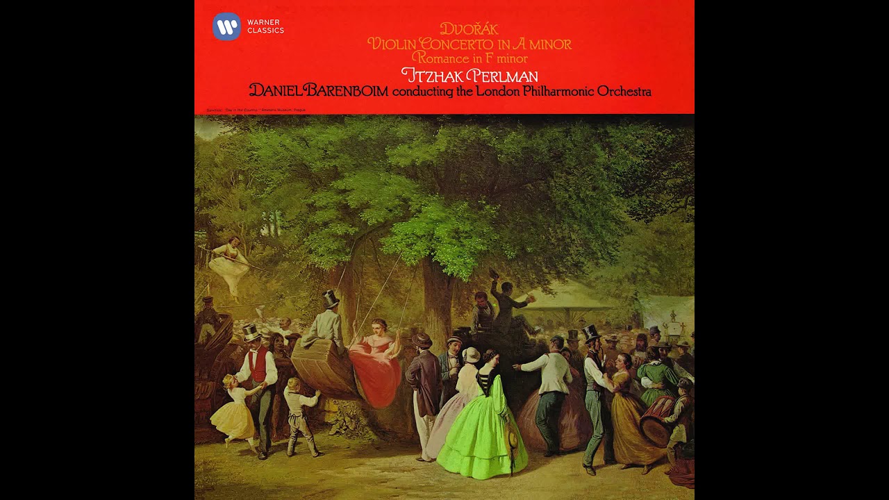 Dvorák Violin Concerto Itzhak Perlman LPO Daniel Barenboim (Remasterd 2015)