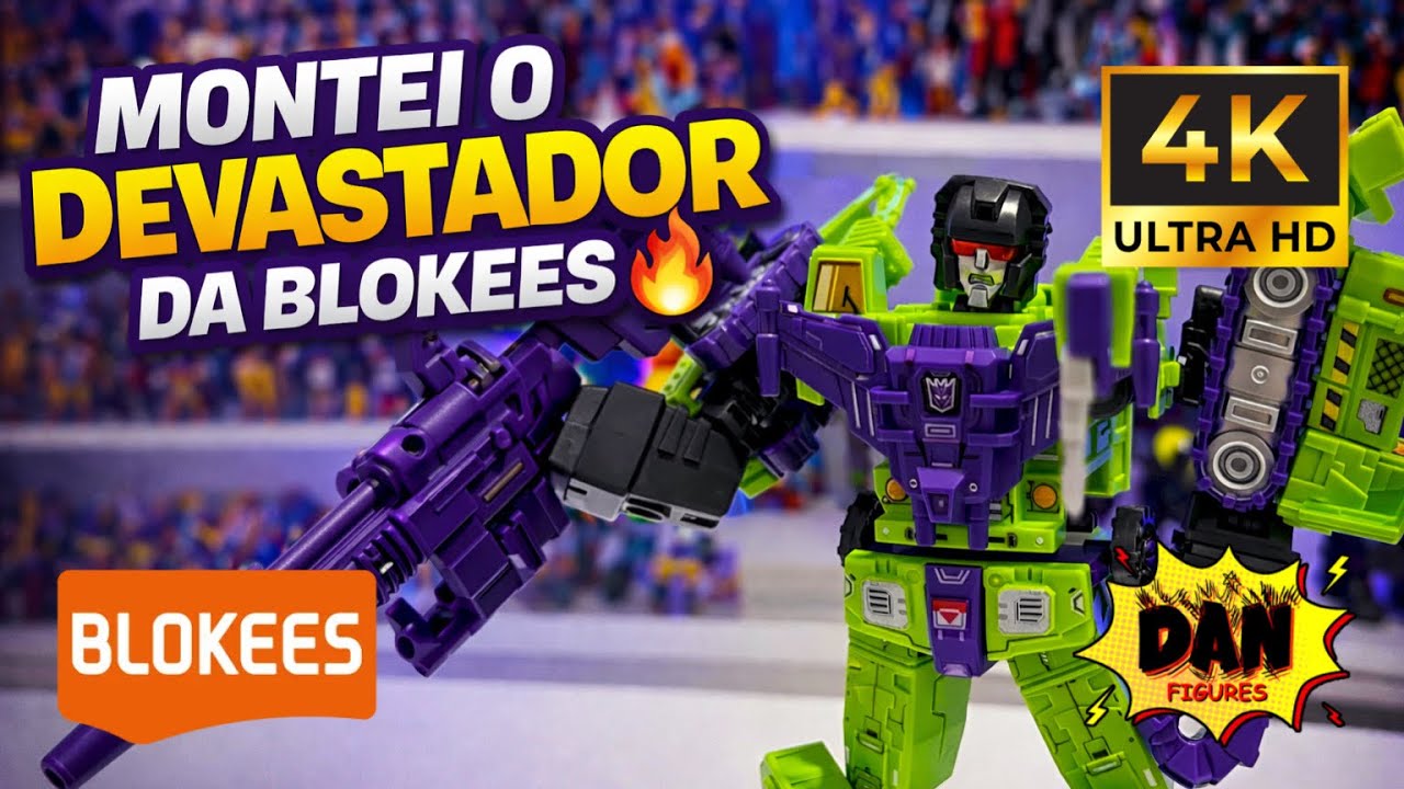 KIT DEVASTADOR MONTAGEM E UNBOXING  - DEVASTATOR - BLOKEES - REVIEW 🇧🇷 