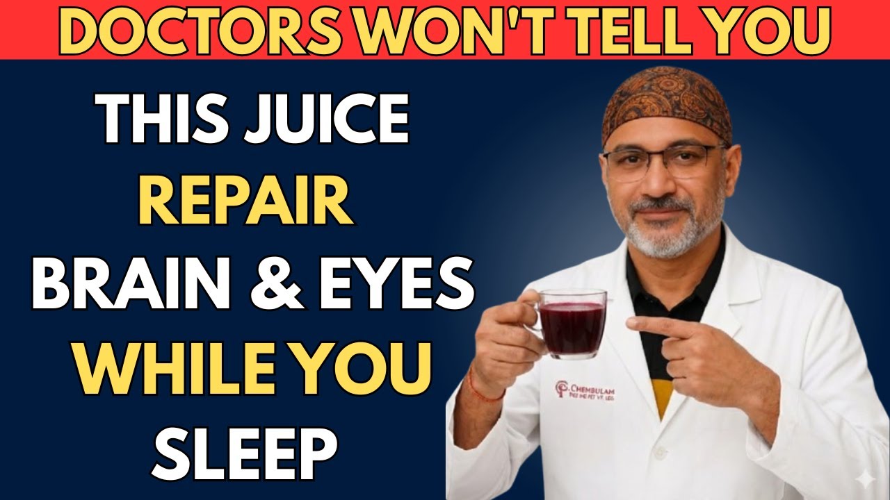 Seniors: Top 4 Juices to Restore Vision and Memory While You Sleep | Dr. Pradip Jamnadas