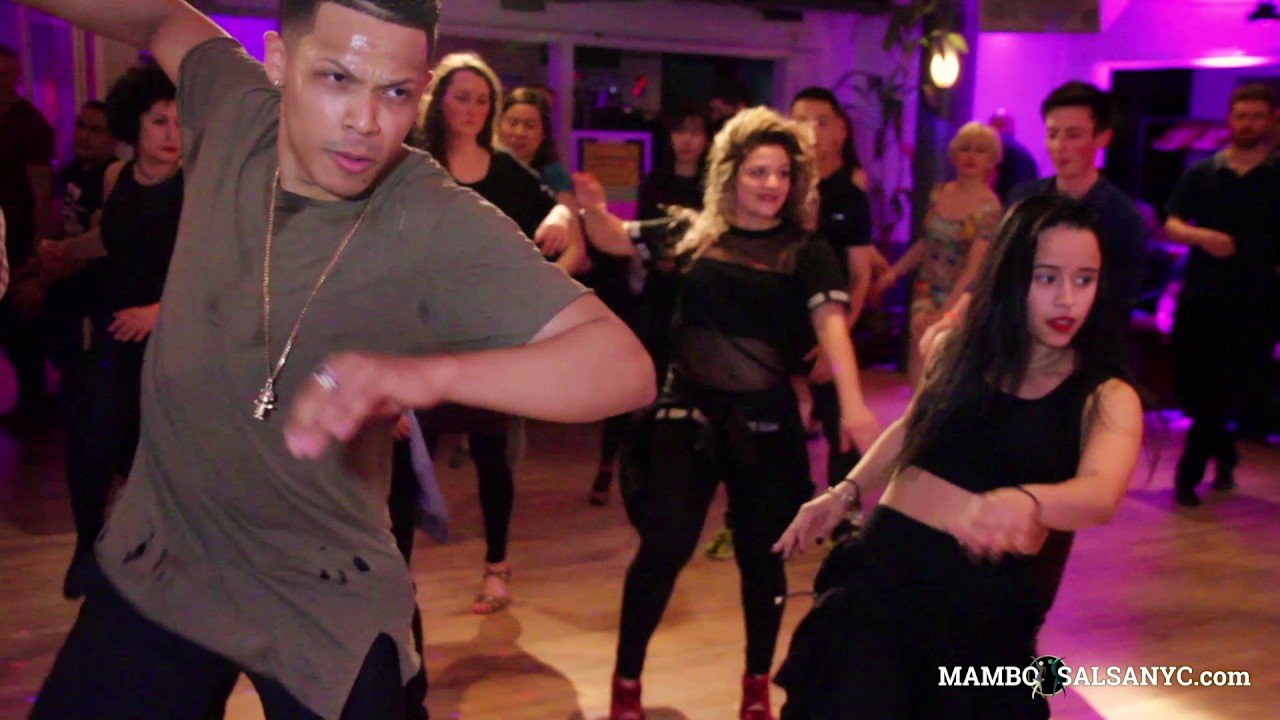 Mambo Shine Class with Charlie Garcia & Melany Crystal Mercedes at Salsamania