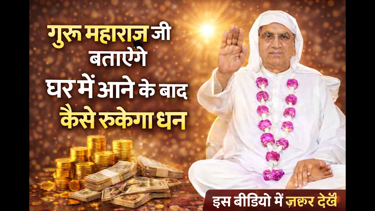 धन कैसे टिकता है? गुरु महाराज जी बताते हैं सच्चा रास्ता