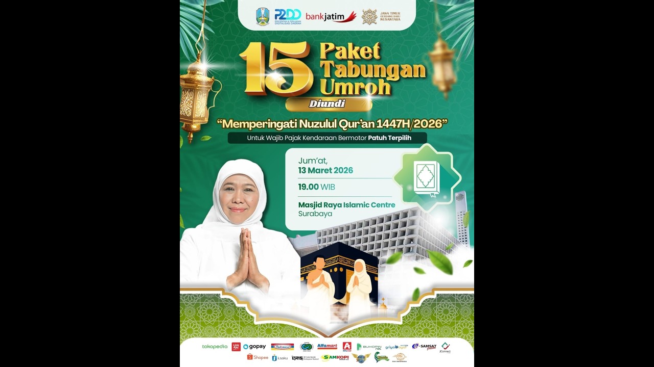 PEMBERIAN APRESIASI WAJIB PAJAK PATUH DI JAWA TIMUR TAHAP I TAHUN 2026 | ISLAMIC CENTER SURABAYA