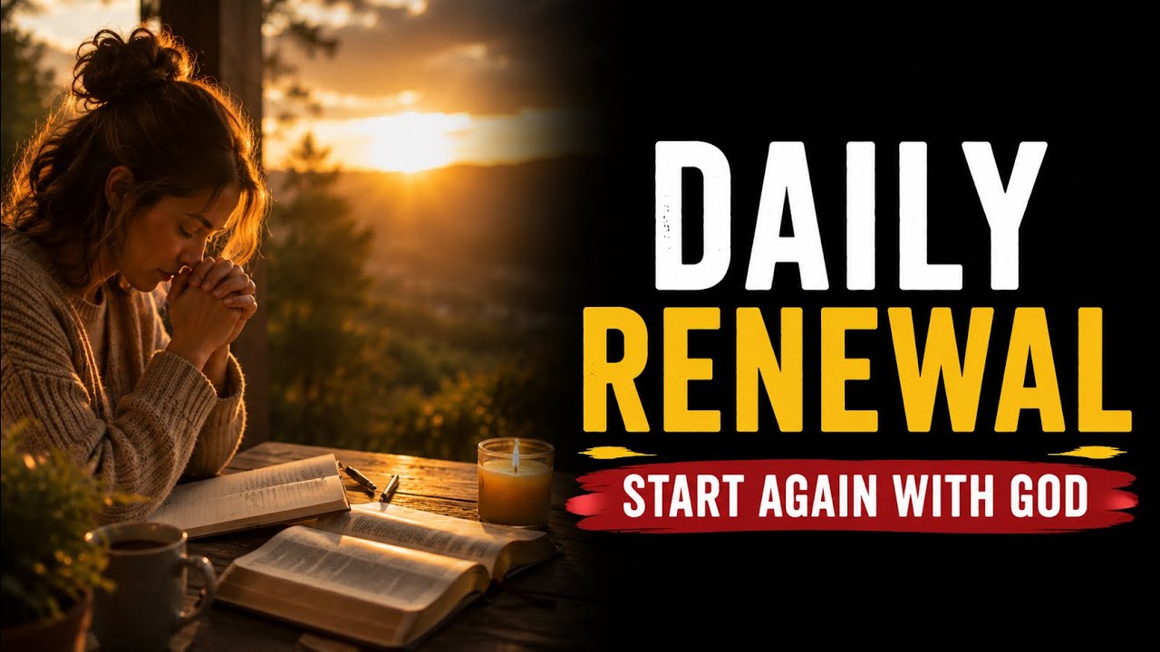 Daily Renewal, A Powerful Morning Prayer With Scriptures | Prayer for Strength & Peace