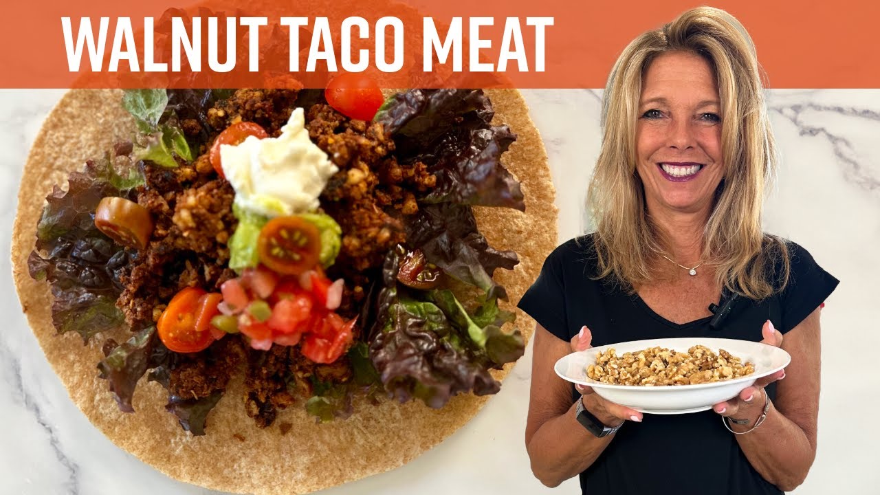 Vegan Walnut Meat Tacos (Raw or Cooked)| Kathy's Vegan Kitchen