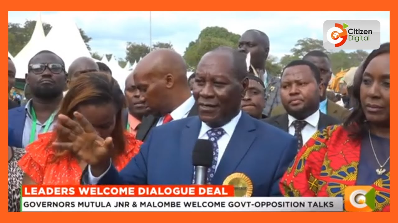 Governors Mutula Jnr. and Julius Malombe welcome government-opposition talks
