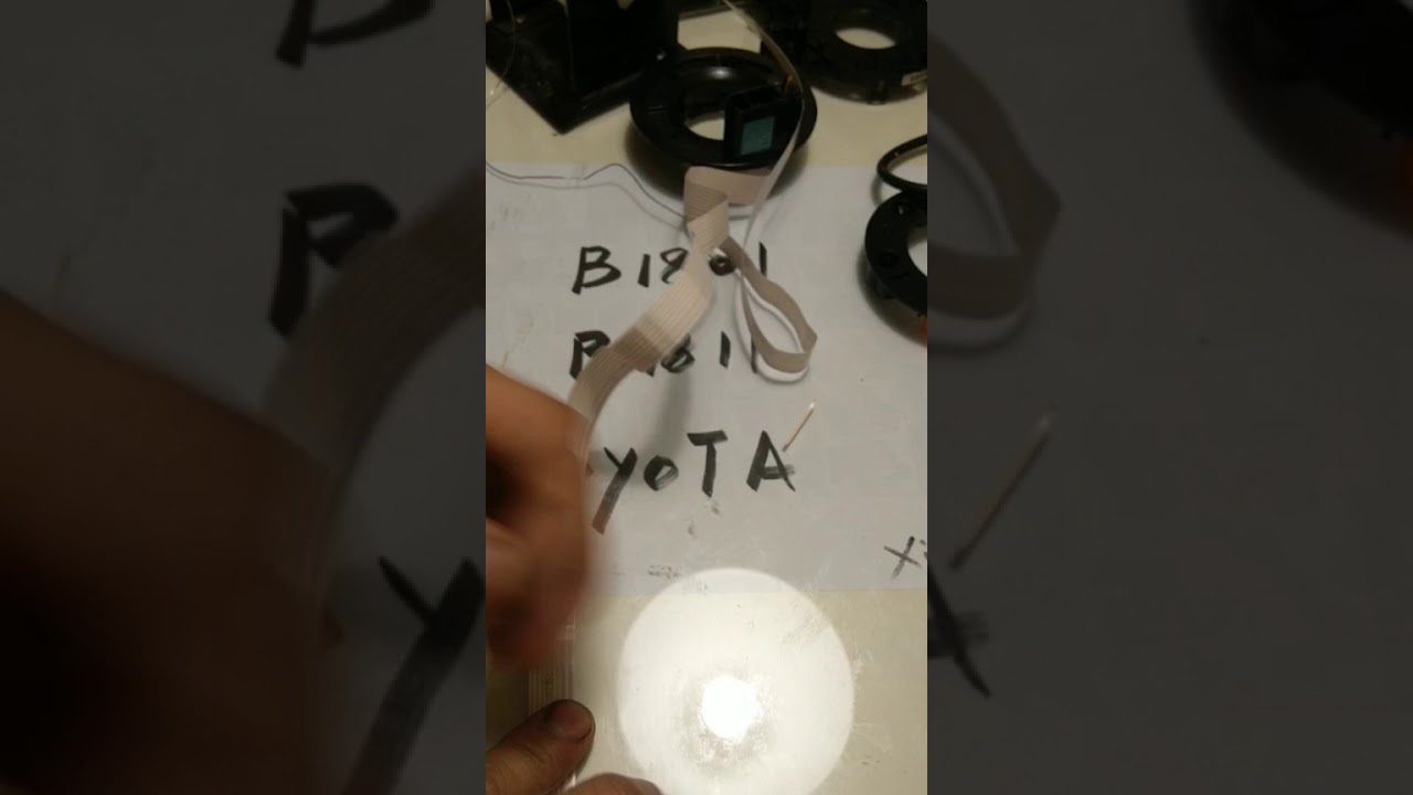 B1801 B1811 Airbag code/clock spring repair for toyota
