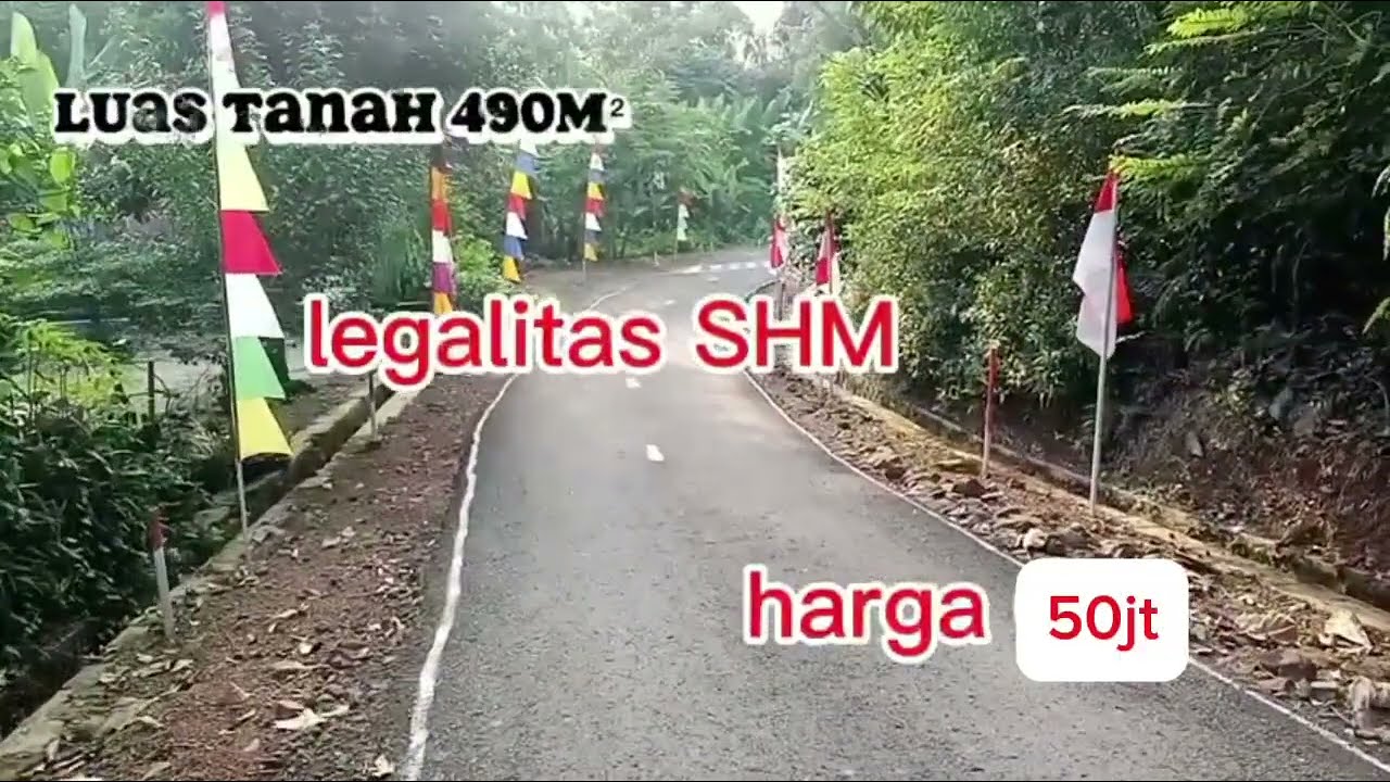 dijual sebidang tanah cuma 50jt