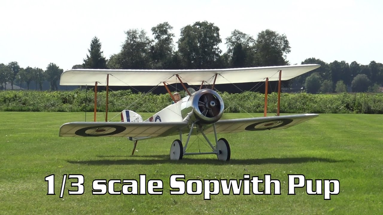 1/3 scale Wonneberger Sopwith Pup with Seidel 5 cylinder radial