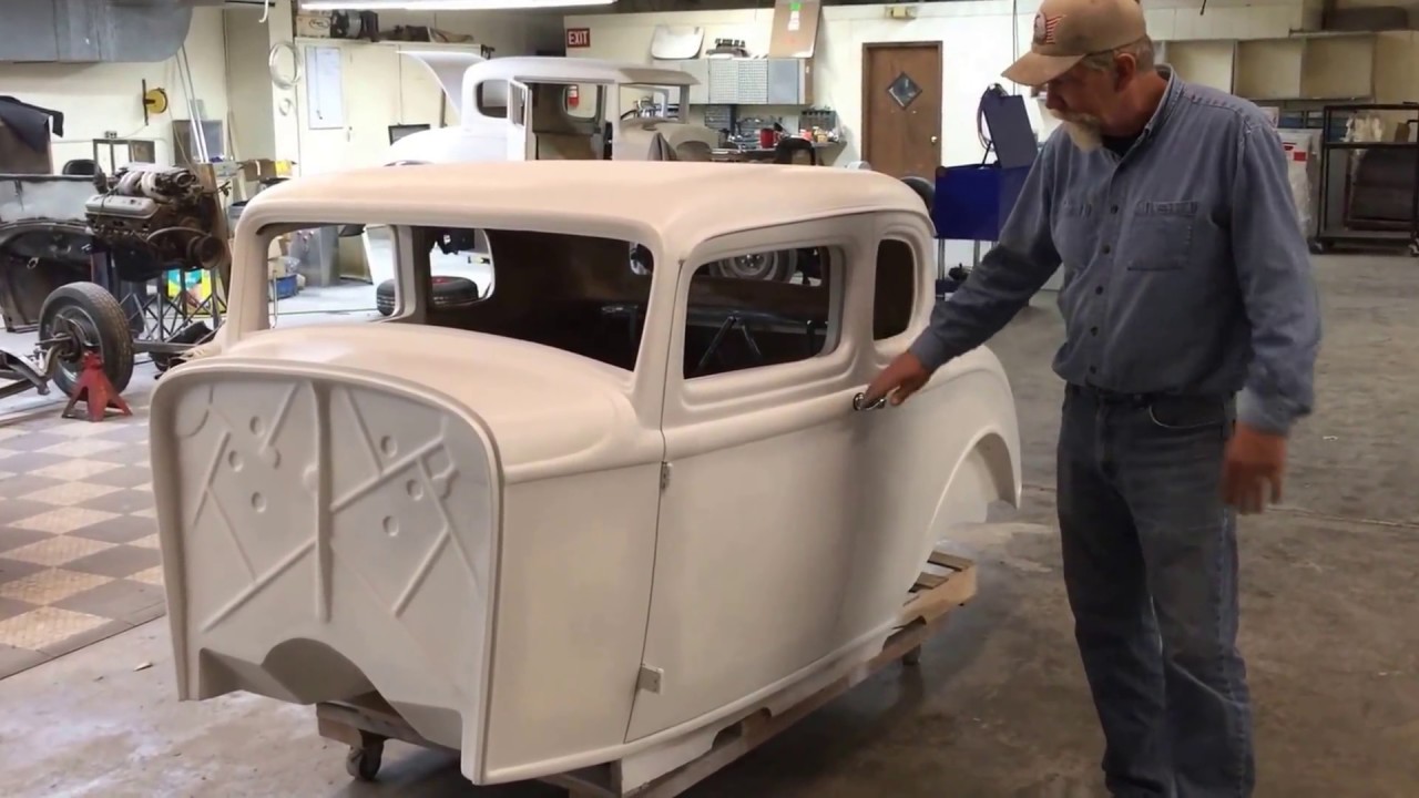 Кузов купе Ford 1932 года с 5 окнами из стекловолокна