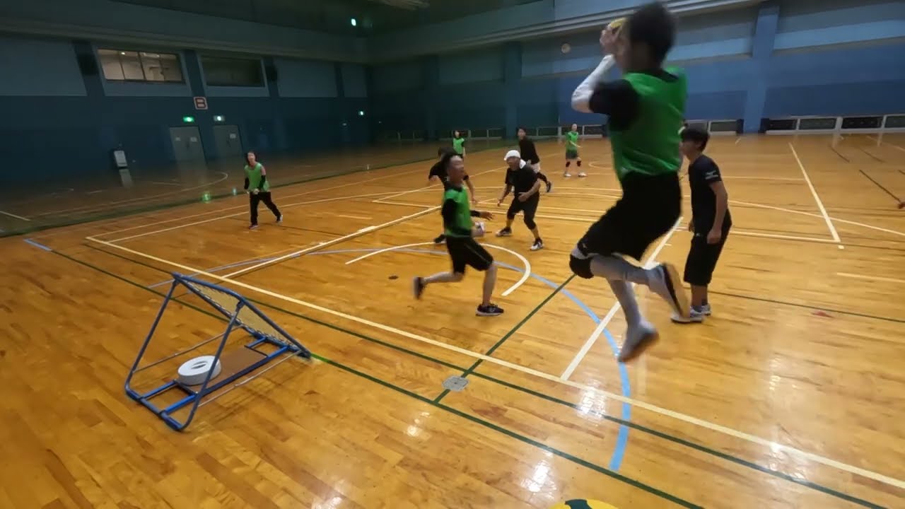2023/8/17 練習④ チュックボール　tchoukball