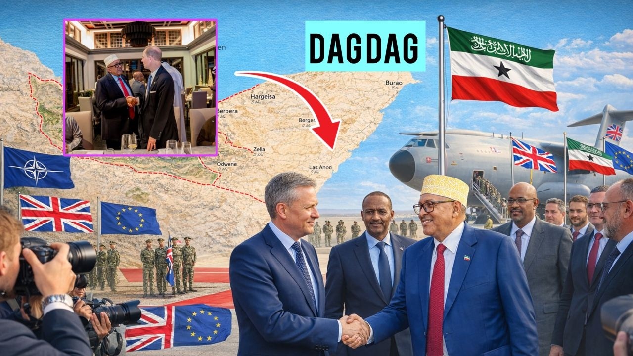DEGDEG;UK o talabo u qaday Aqonsiga Somaliland, iyo wafdi culus o Galbeedka lo diray, xogta ra....