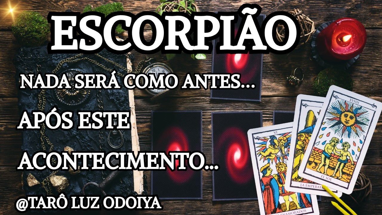 ESCORPI&Atilde;O♏VOC&Ecirc; VAI FICAR T&Atilde;O FELIZ COM O CONTATO DESSA PESSOA...