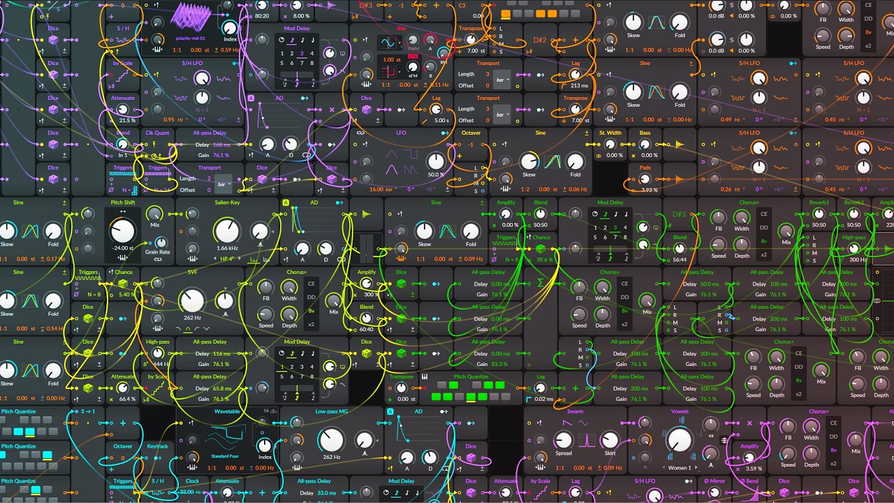 I Built a Space Ambient Dream Machine in Bitwig