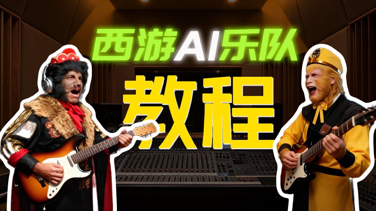 我用 AI 让黄袍怪唱摇滚了！西游记角色唱歌视频极简教程，小白直接抄作业！