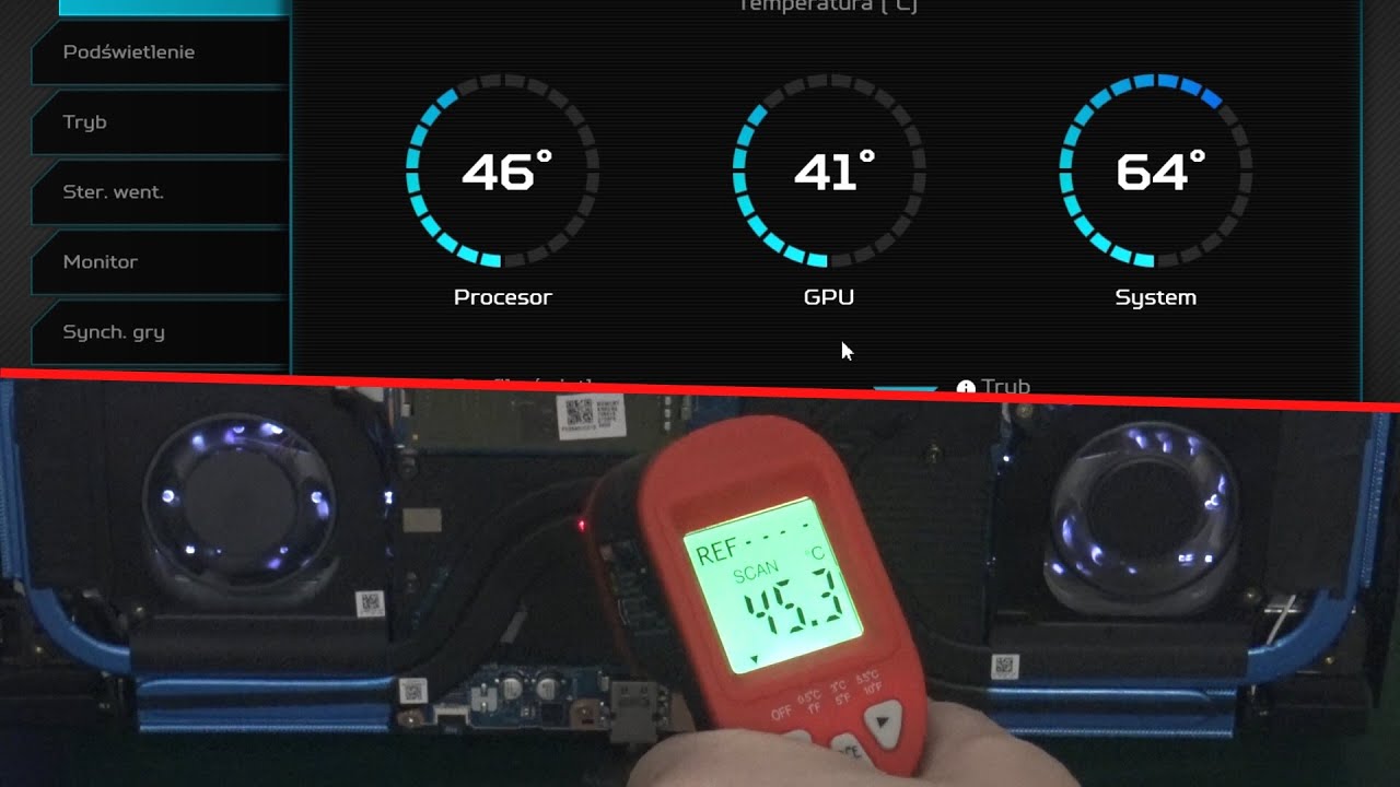ACER Predator Helios 300 wysoka temperatura procesor&oacute;w, wymiana pasty termoprzewodzącej